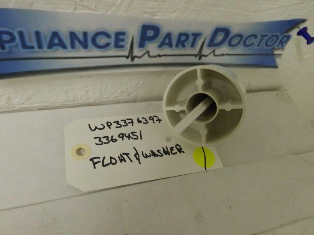WHIRLPOOL KENMORE DISHWASHER WP3376397 3369451 FLOAT & WASHER USED WHIRLPOOL KENMORE DISHWASHER WP3376397 3369451 FLOAT & WASHER USED